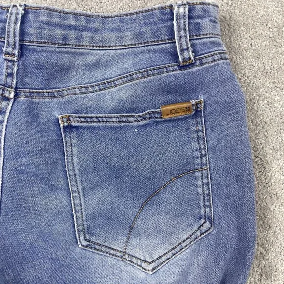 Joe's Jeans Girl's Size 16 (25x29) Mid-Rise Medium Wash Straight Leg Denim - Picture 5 of 12